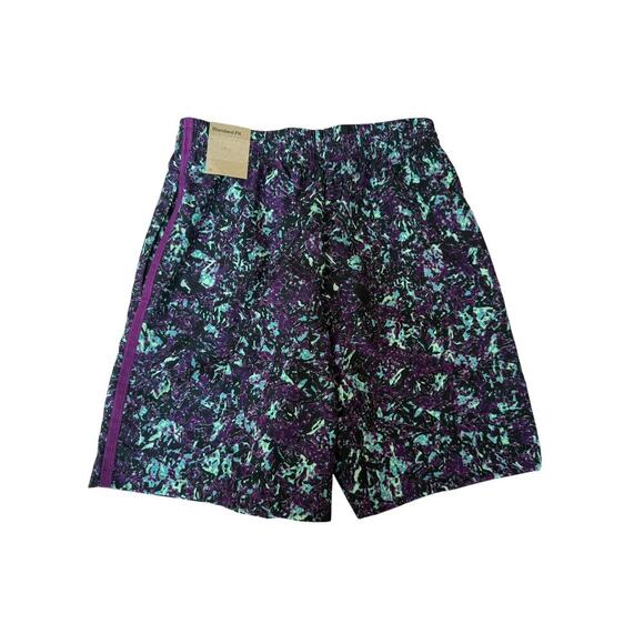 Nike Boys Blue Multi Printed Dri-FIT Training Shorts Size L - Picture 4 of 6